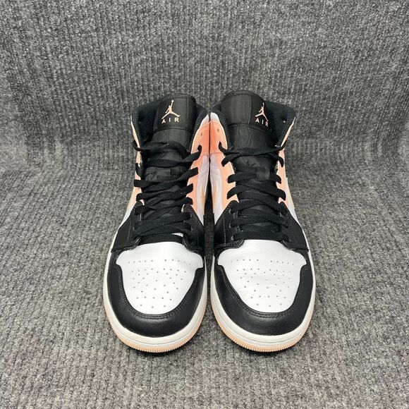 Nike Air Jordan 1 Mid Crimson Tint Black White Shoes Mens Size 10 554724-133 main image 5